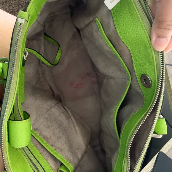 Michael Kors Lime Green handbag - Picture 8 of 10